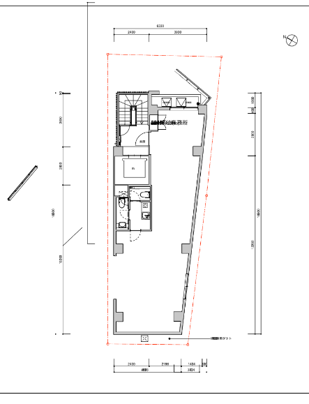 赤坂建築中収益ビル